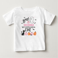 Girls Spookacular One Halloween 1st Birthday Shirt