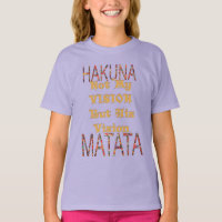 Girls' Sport-African Vintage Colours Hakuna matata