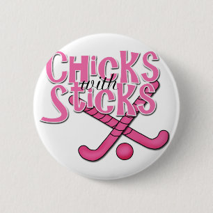 Girls Sports 6 Cm Round Badge