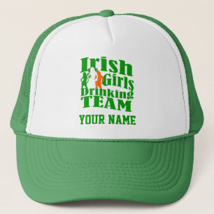 Girls St Patrck's day drinking team Trucker Hat