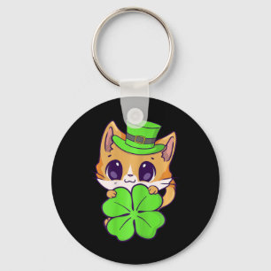 Girls St Patricks Day Happy St Catricks Day Shamro Key Ring
