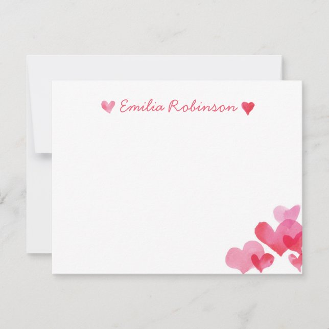 Girls Stationery Set Card (Front)