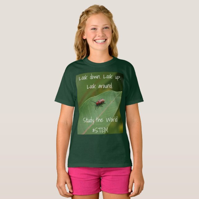 Girls STEM nature shirt (Front Full)