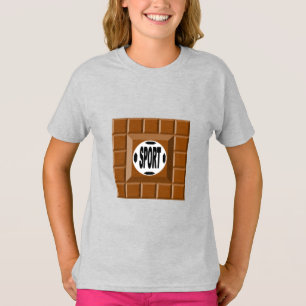 Girls T-Shirt ash CHOCOLAT SPORT