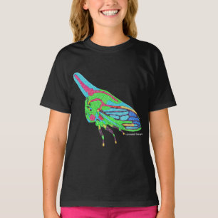Girl's T-Shirt (black) - Oak Treehopper