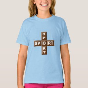 Girls  T-Shirt  blue  CHOCOLAT  SPORT 