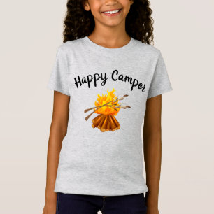 Girls T-Shirt-Happy Camper T-Shirt