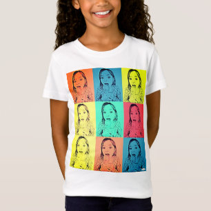 Girl's T-Shirt - Multi-Colour Graphic - HAMbWG