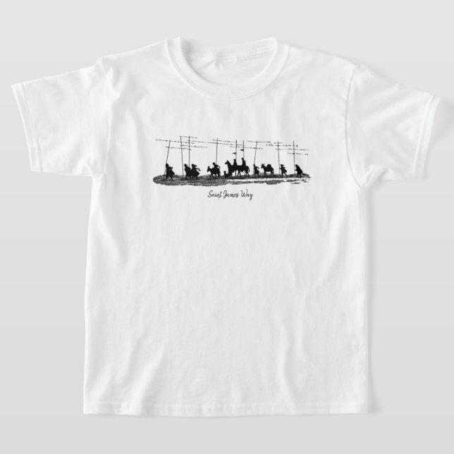 Girl's T-shirt Saint James Way (Laydown)