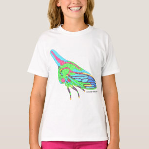 Girl's T-Shirt (white) - Oak Treehopper