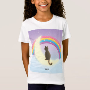 Girls T- Shirt with a rainbow 