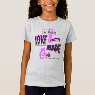 Girls' t-shirt with a vivid design.