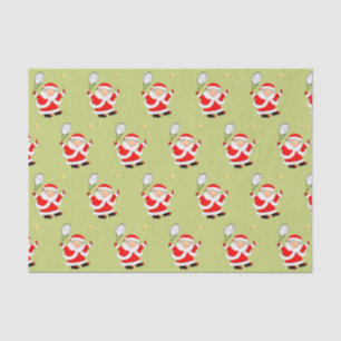 Girls Tennis Christmas Holiday Tissue Paper