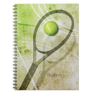 girls tennis personalised  notebook