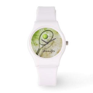 Girl's tennis personalised  watch