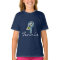 Girls Tennis Tshirt with tennisracket design