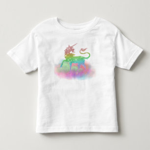 Girls toddler rainbow unicorn Fantasy t-shirt