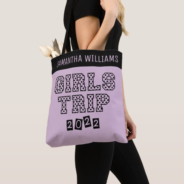Girls Trip 2022 Girls Weekend Vacation Getaway Tote Bag (Close Up)