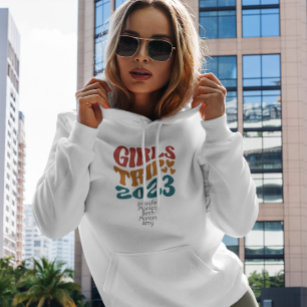 Girl's Trip 2023 Customisable Colours and Text Hoodie