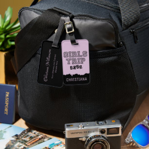 Girls Trip 2023 Girls Weekend Vacation Getaway Luggage Tag