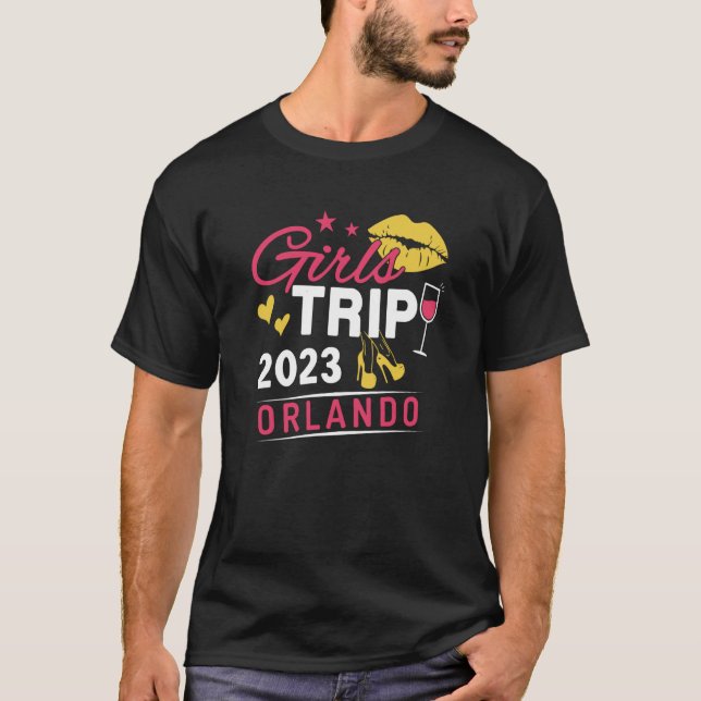 Girls Trip 2023 Orlando Weekend Travel Group Match T-Shirt (Front)