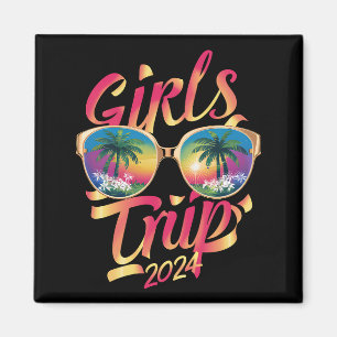 Girls Trip 2024 Weekend Summer Beach Vacation 2024 Magnet