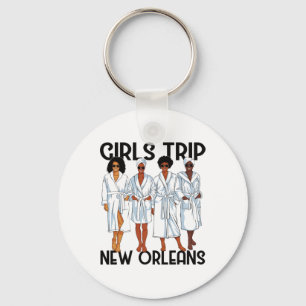 Girls Trip 2025 New Orleans Black Melanin Women Sp Key Ring