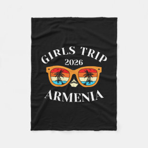 Girls Trip 2026 Armenia Cruise Vacation Travel Arm Fleece Blanket