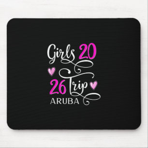 Girls Trip 2026 Aruby Vacation Beach Cruise Group Mouse Pad