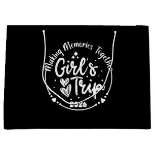 Girls Trip 2026 Cute Girls Weekend 2026 Summer Vac Large Gift Bag