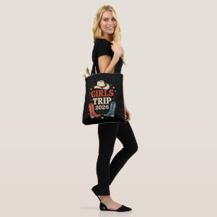 Girls Trip 2026 Family Matching Western Vacation Tote Bag