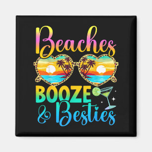 Girls trip 2026 funny matching beaches booze magnet