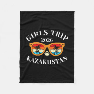 Girls Trip 2026 Kazakhstan Spring Break 2026 Cruis Fleece Blanket