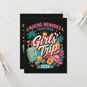 Girls Trip 2026 Making Memories Together Invitation