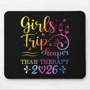 Girls Trip 2026 Sister Women Friends Vacay Lover Mouse Pad