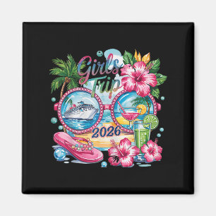 Girls Trip 2026 Summer Trip Vacation Bestie Vacati Magnet