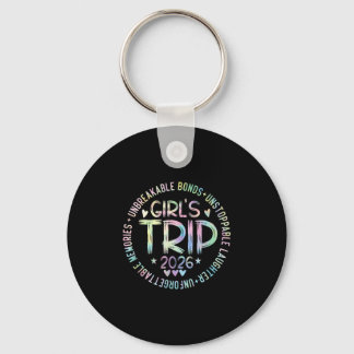 Girls Trip 2026 Womens Weekend Vacation Matching B Key Ring