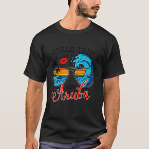 Girls Trip Aruba 2024 Beach Womens Weekend Birthda T-Shirt