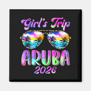 Girls Trip Aruba 2026 Summer Beach Weekend Magnet