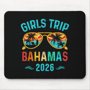 Girls Trip Bahamas 2026 Beach Vacation Matching Mouse Pad