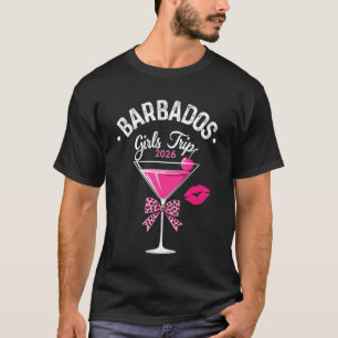 Girls Trip Barbados 2026 Birthday Squad Weekend Va T-Shirt