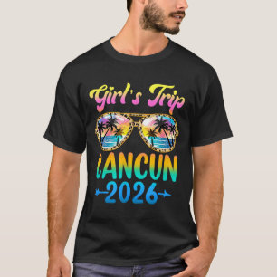 Girls Trip Cancun 2026 Summer Vacation Sunglasses T-Shirt