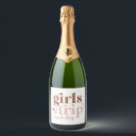 Girls Trip Cheaper than Therapy Sparkling Wine Label<br><div class="desc">A girls trip IS cheaper than therapy!! The welcome bag is perfect for containing all the goodies for everyone on your girls getaway!</div>