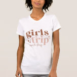 Girls Trip Cheaper than Therapy T-Shirt<br><div class="desc">A girls trip IS cheaper than therapy!! Wear this shirt on your next girl's trip... or better yet,  get one for everyone in your group!</div>