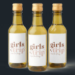 Girls Trip Cheaper than Therapy  Wine Label<br><div class="desc">A girls trip IS cheaper than therapy!! These wine labels are perfect for customising your girls getaway!</div>
