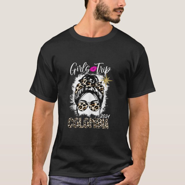 Girls Trip Colombia 2024 Shirt Womens Weekend Birt (Front)