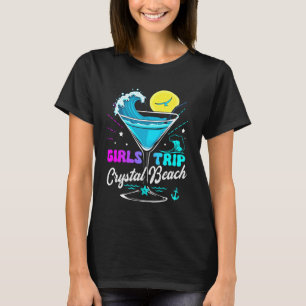 Girls Trip Crystal Beach 2026 Birthday Squad Weeke T-Shirt