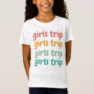 Girls Trip Cute Retro Girls Weekend Getaway Vacay T-Shirt