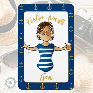 Girls Trip Decor for Her Funny Travel Cruise Door Magnet