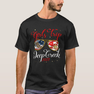 Girls Trip Deep Creek 2023 Tee Girls Weekend Birth